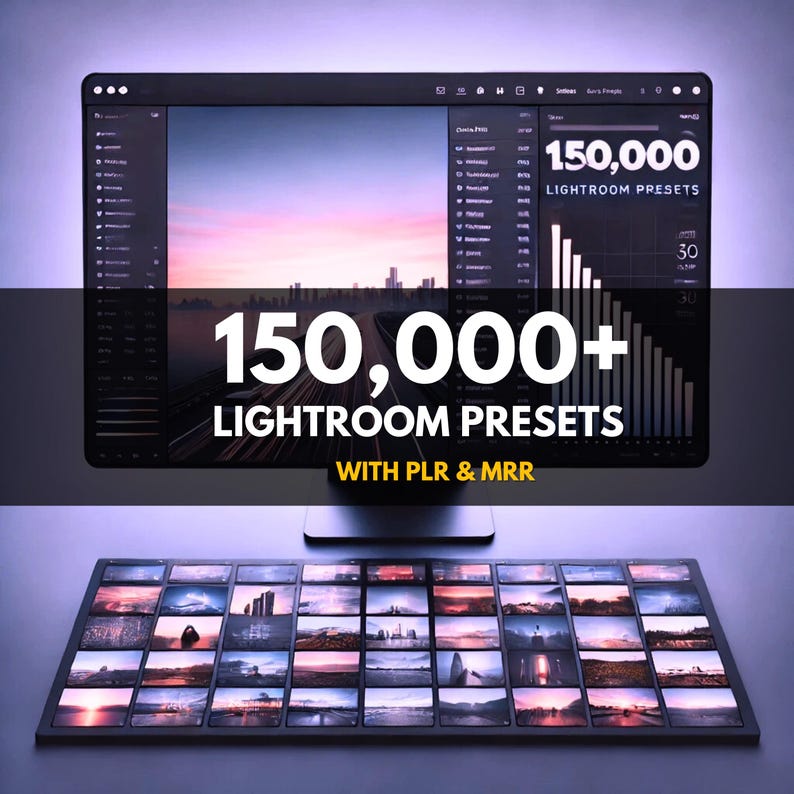 +150,000 Adobe Lightroom Presets, PLR & MRR - House DGP