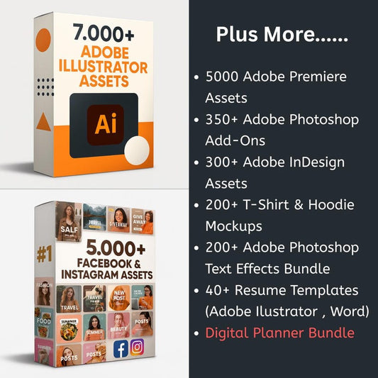 +500GB of Bundled Graphic Design Assets- House DGP