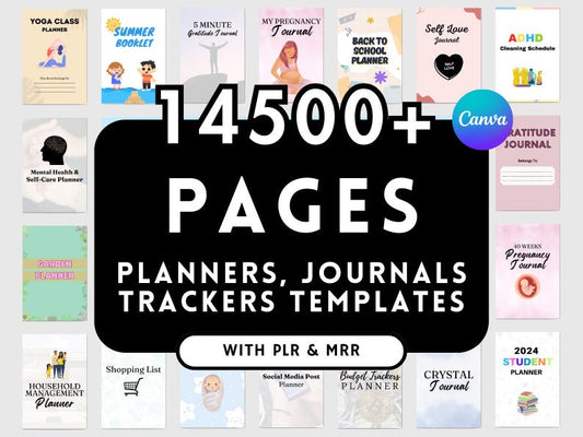 +14500 Canva PLR Template Pack - House DGP
