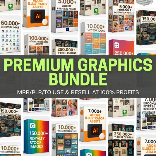 +500GB of Bundled Graphic Design Assets- House DGP